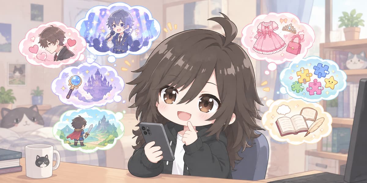 新しい女性向けゲームアプリを選んでるれべるあっぷちゃん