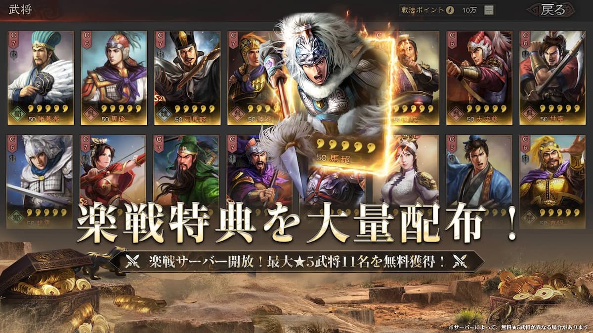 楽戦サーバーの特典